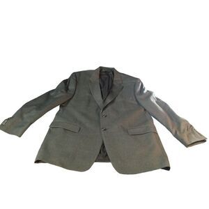 Lauren Ralph Lauren Wool Blazer‎ Men Sz 46L Gray Designer Workwear